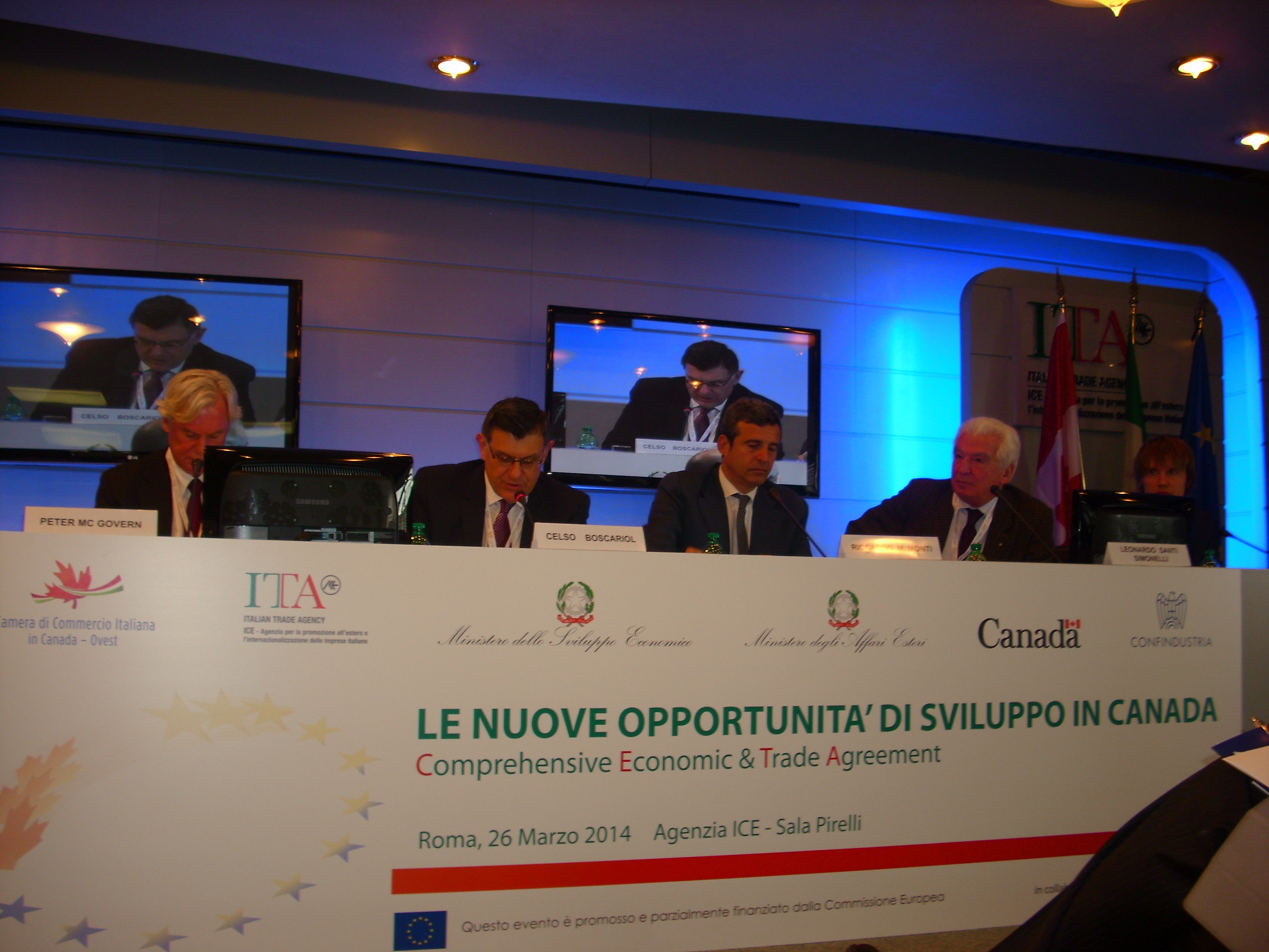 ICE Le nuove opportunita di sviluppo in Canada  marzo 2014